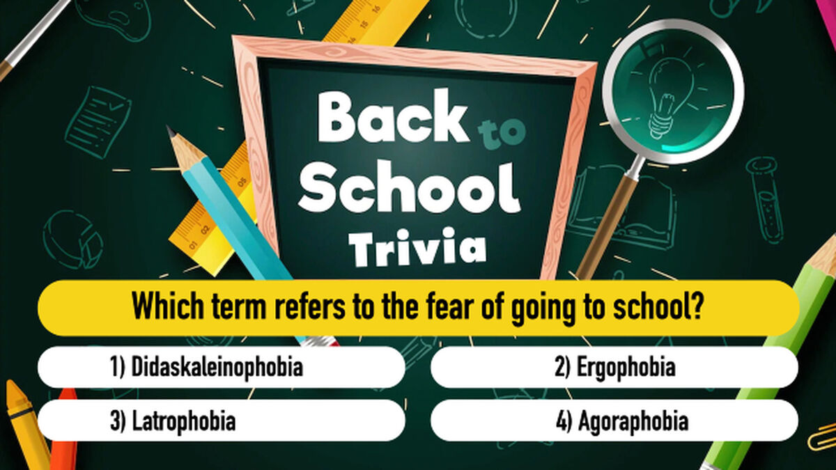 Back to School Trivia image number 1
